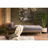 CHAISELONGUE Struktur Anthrazit  - Anthrazit/Naturfarben, MODERN, Holz/Textil (180/42/75cm) - Livetastic