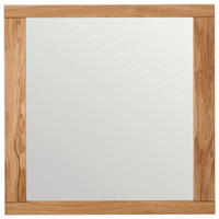 WANDSPIEGEL 80/80/2 cm    in quadratisch  - Eichefarben, KONVENTIONELL, Glas/Holz (80/80/2cm) - Carryhome