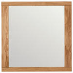 WANDSPIEGEL 80/80/2 cm    in quadratisch  - Eichefarben, KONVENTIONELL, Glas/Holz (80/80/2cm) - Carryhome