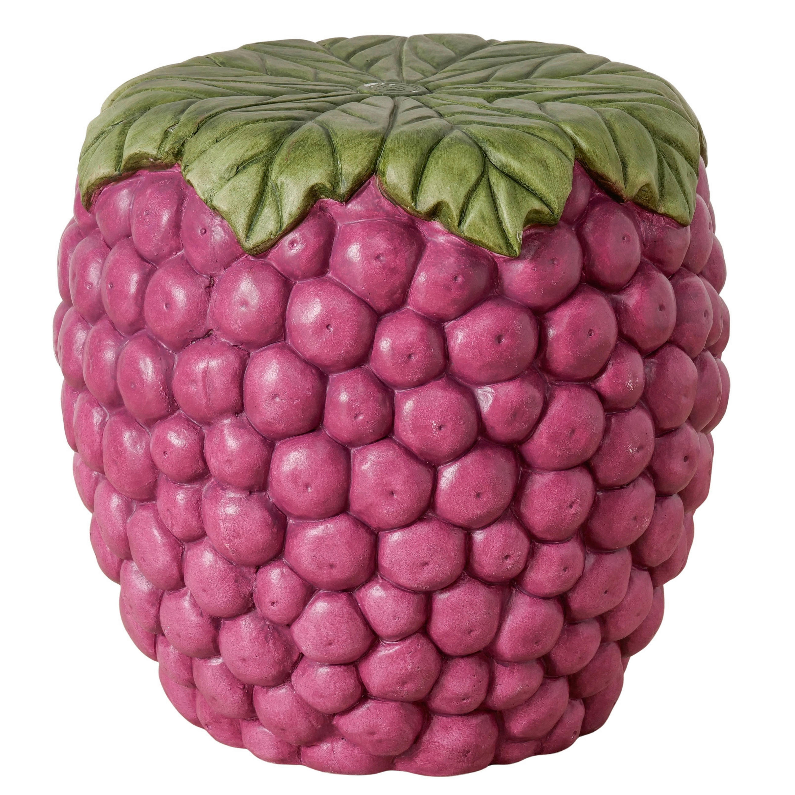 TABURETKA, keramika, 43/43/42 cm - černicová, Basics, keramika (43/43/42cm)
