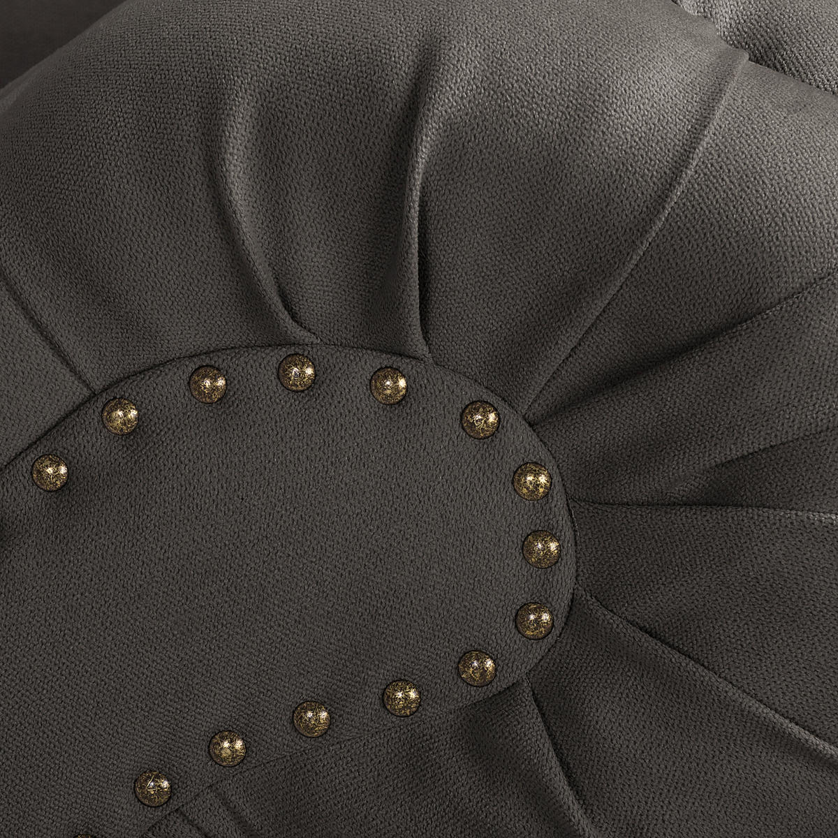 RÉCAMIERE Mikrofaser Graubraun  - Graubraun/Braun, Design, Holz/Textil (185/93/75cm) - Livetastic