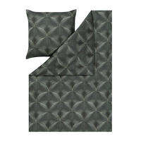 BETTWÄSCHE 2-teilig Atelier Interlock-Jersey 135/200 cm  - Anthrazit, Design, Textil (135/200cm) - Estella