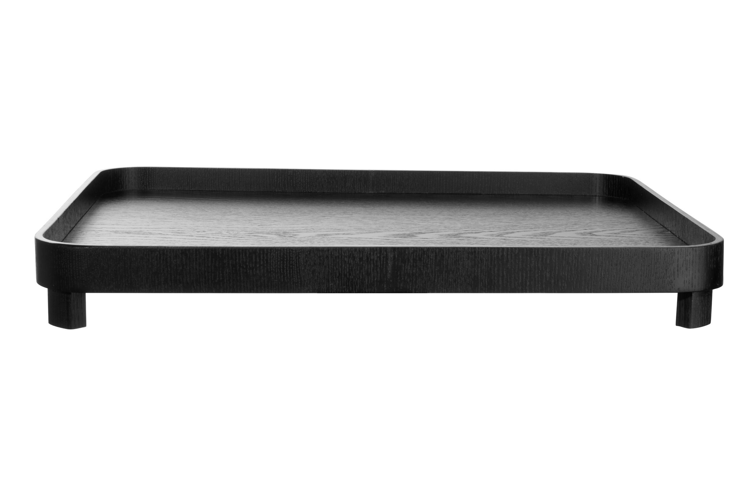 DEKOTABLETT - Schwarz, KONVENTIONELL, Holz (45,50/36/5,5cm) - ASA