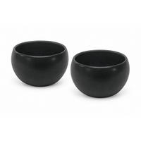 DIPSCHALENSET Faro 9,8 cm  - Schwarz, Design, Keramik (9,8cm) - Novel