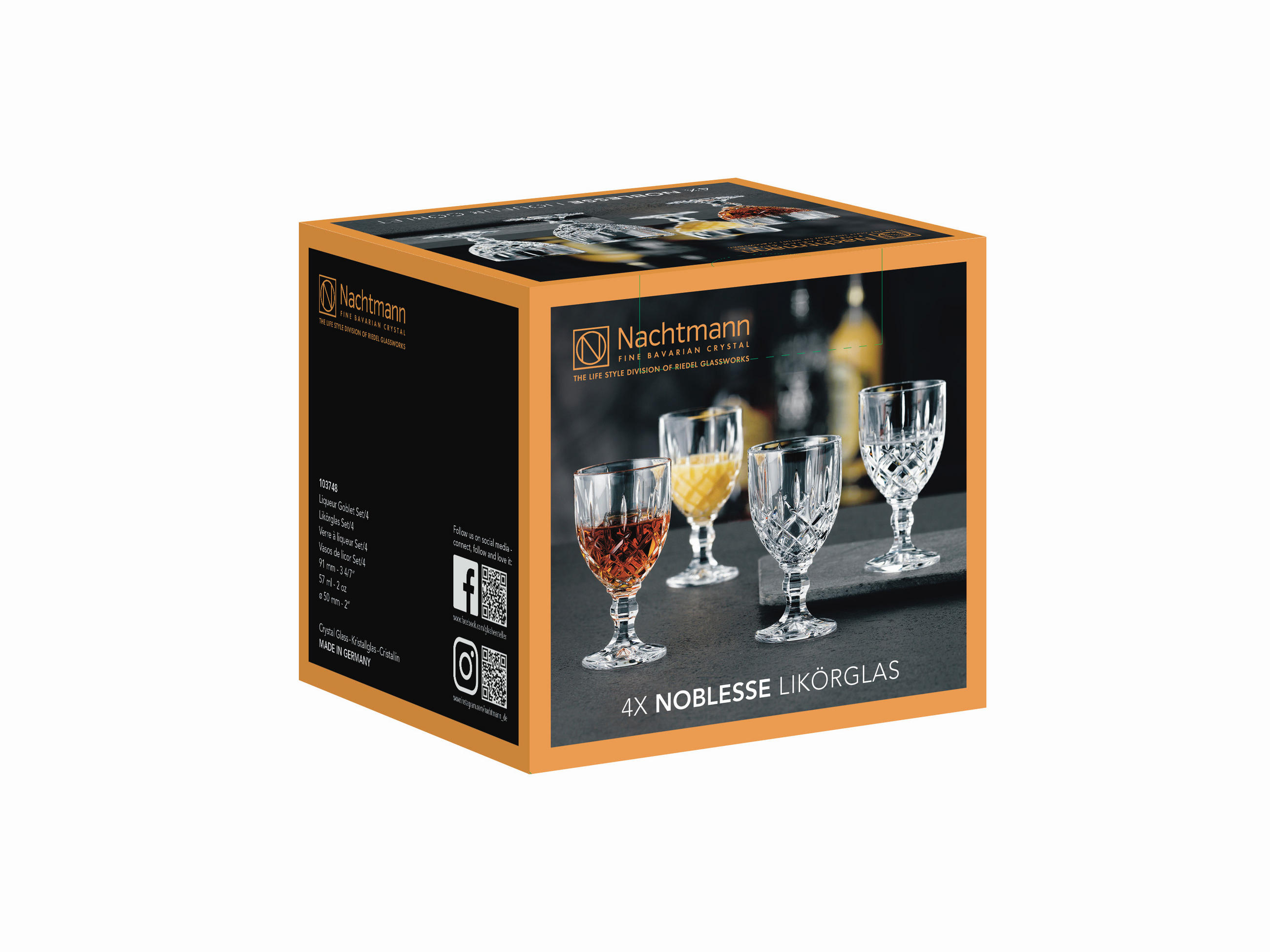 SCHNAPSGLAS Nachtmann 57 ml 4-teilig  - Design, Glas (57ml) - Nachtmann