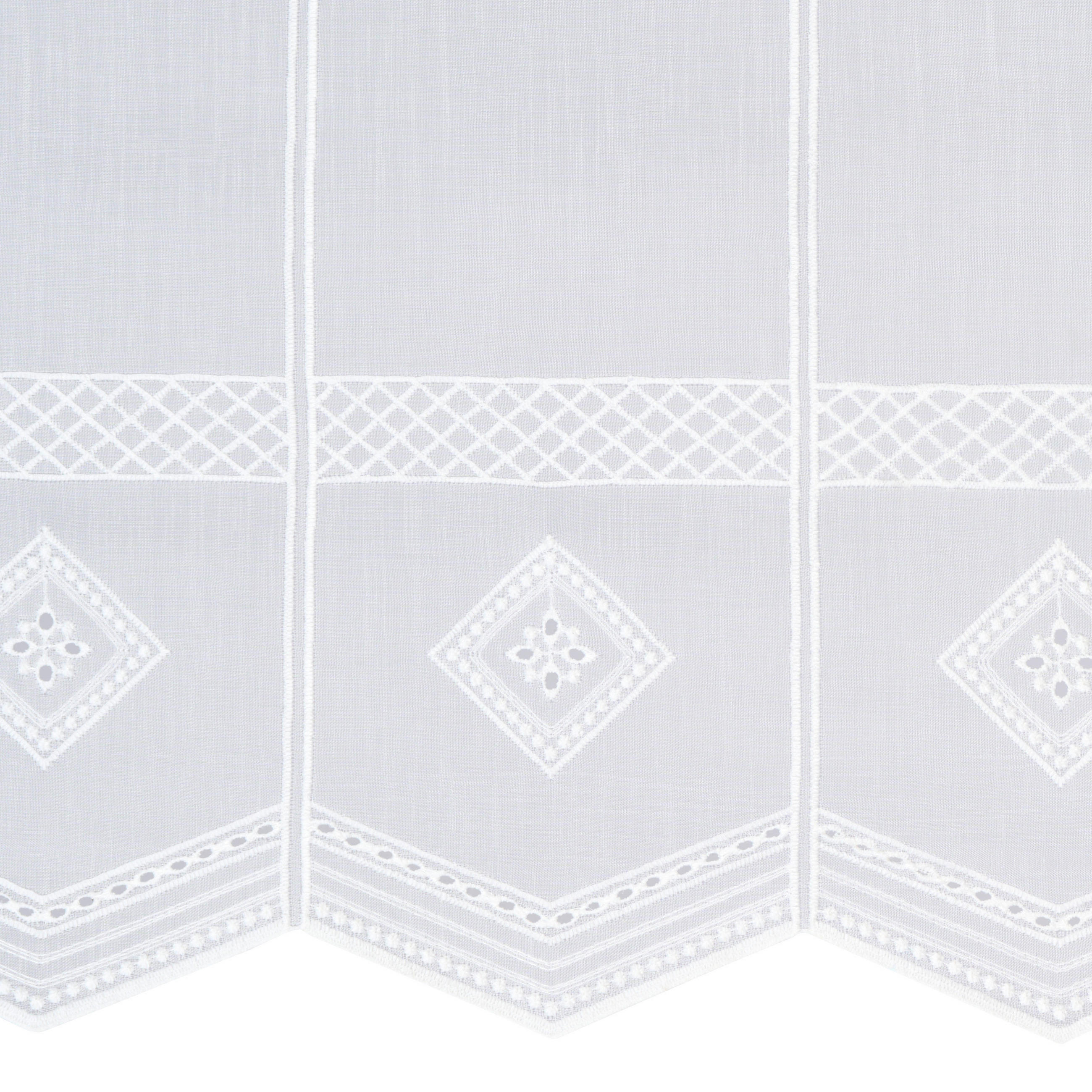 KURZGARDINE 45 cm   - Perlmutt, KONVENTIONELL, Textil (45cm) - Esposa