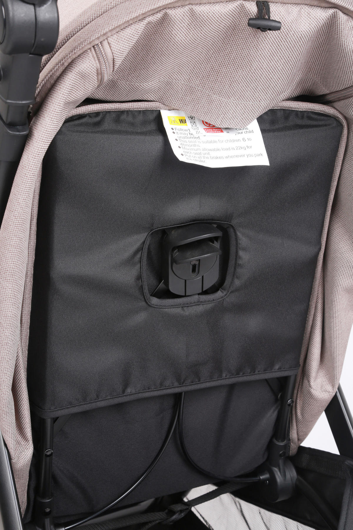 BUGGY  - Taupe/Schwarz, Basics, Textil/Metall - Jimmylee
