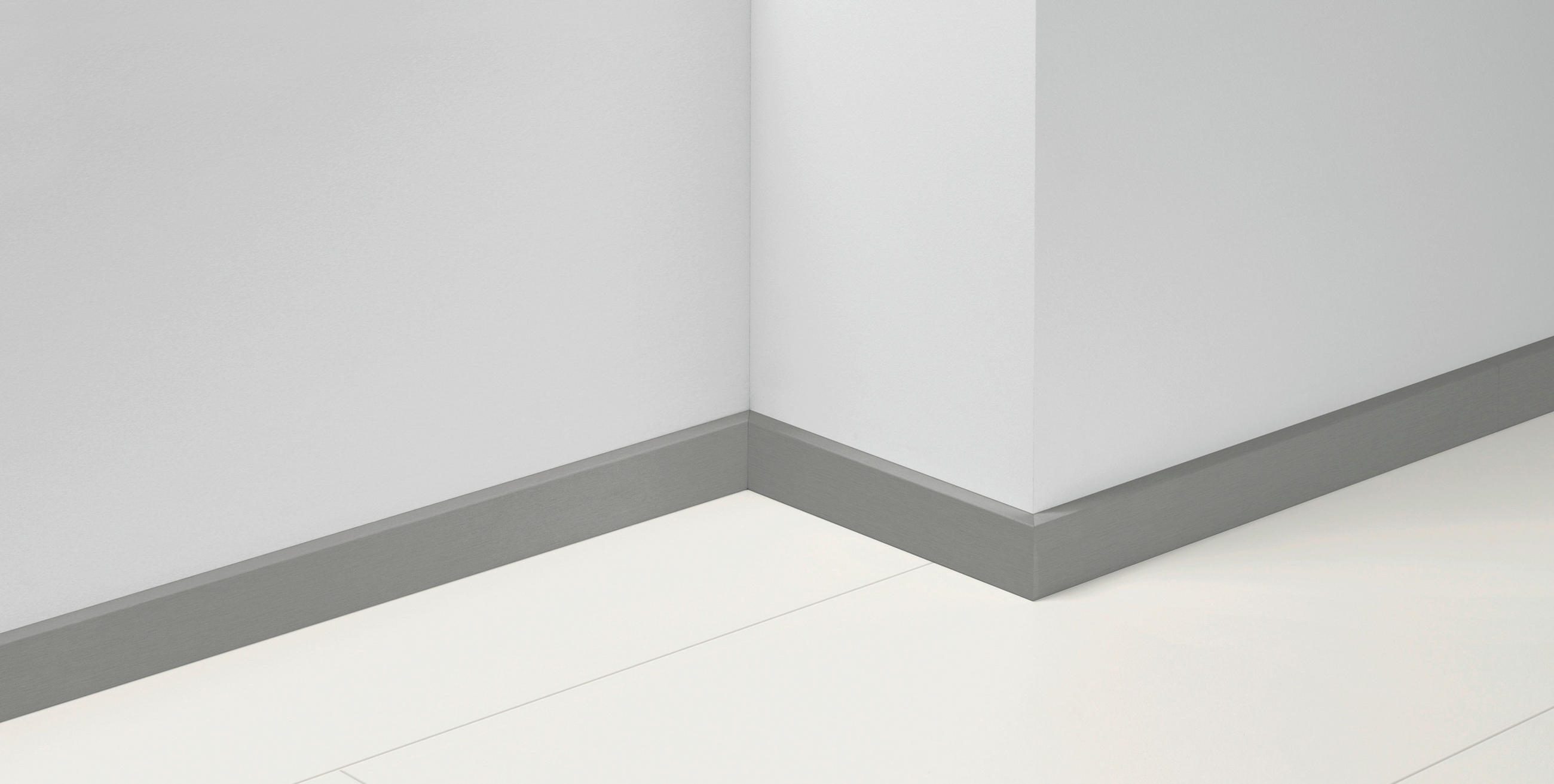 SOCKELLEISTE - Edelstahlfarben, Basics, Holz (220/1,6/5,0cm) - Parador