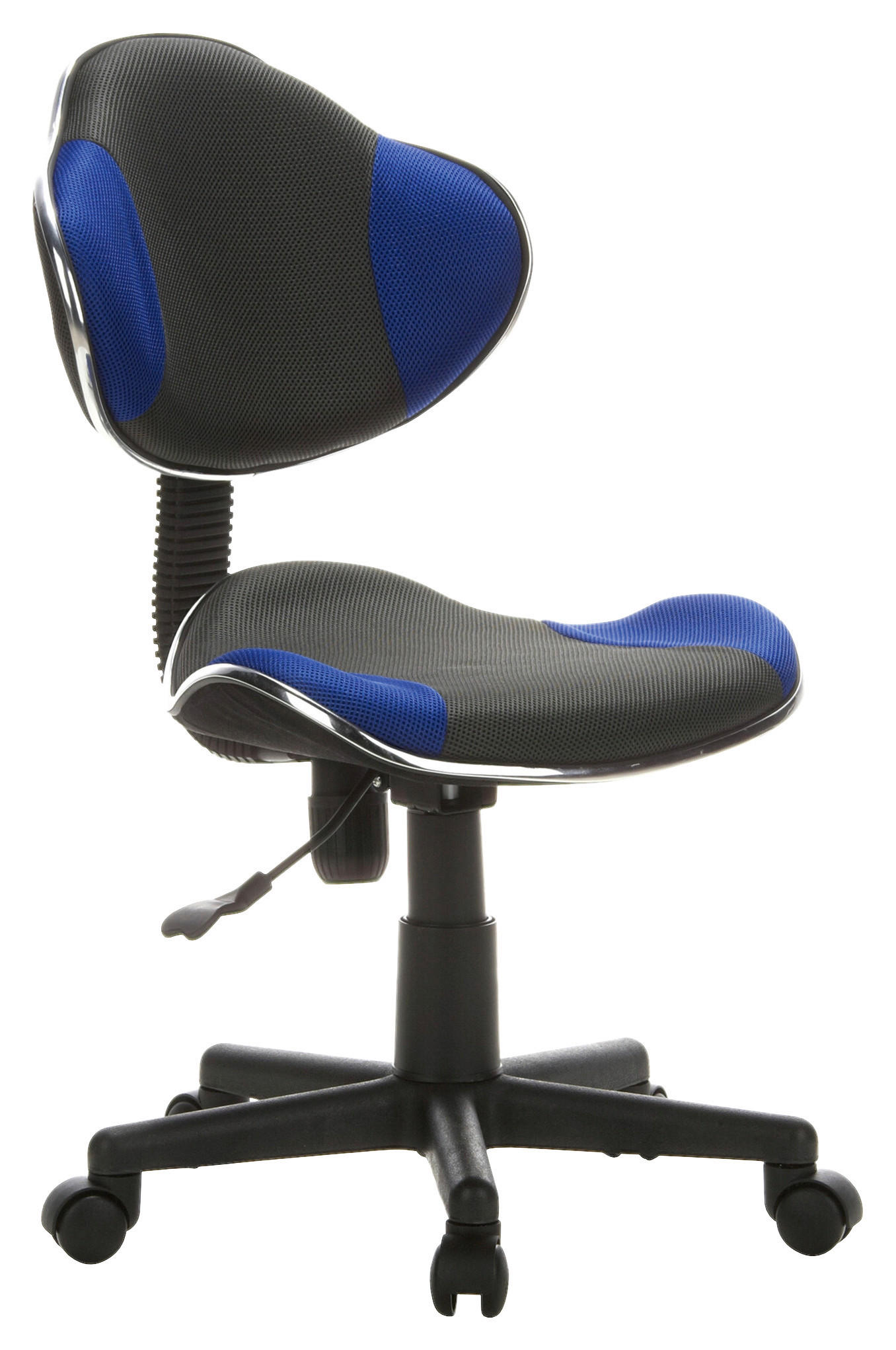 JUGENDDREHSTUHL Blau, Grau  - Blau/Grau, Basics, Kunststoff (45/86-101/42cm) - MID.YOU