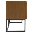 LOWBOARD Bueno  in 160/60/40 cm  - Eiche dunkel/Schwarz, MODERN, Holzwerkstoff/Metall (160/60/40cm) - Xora