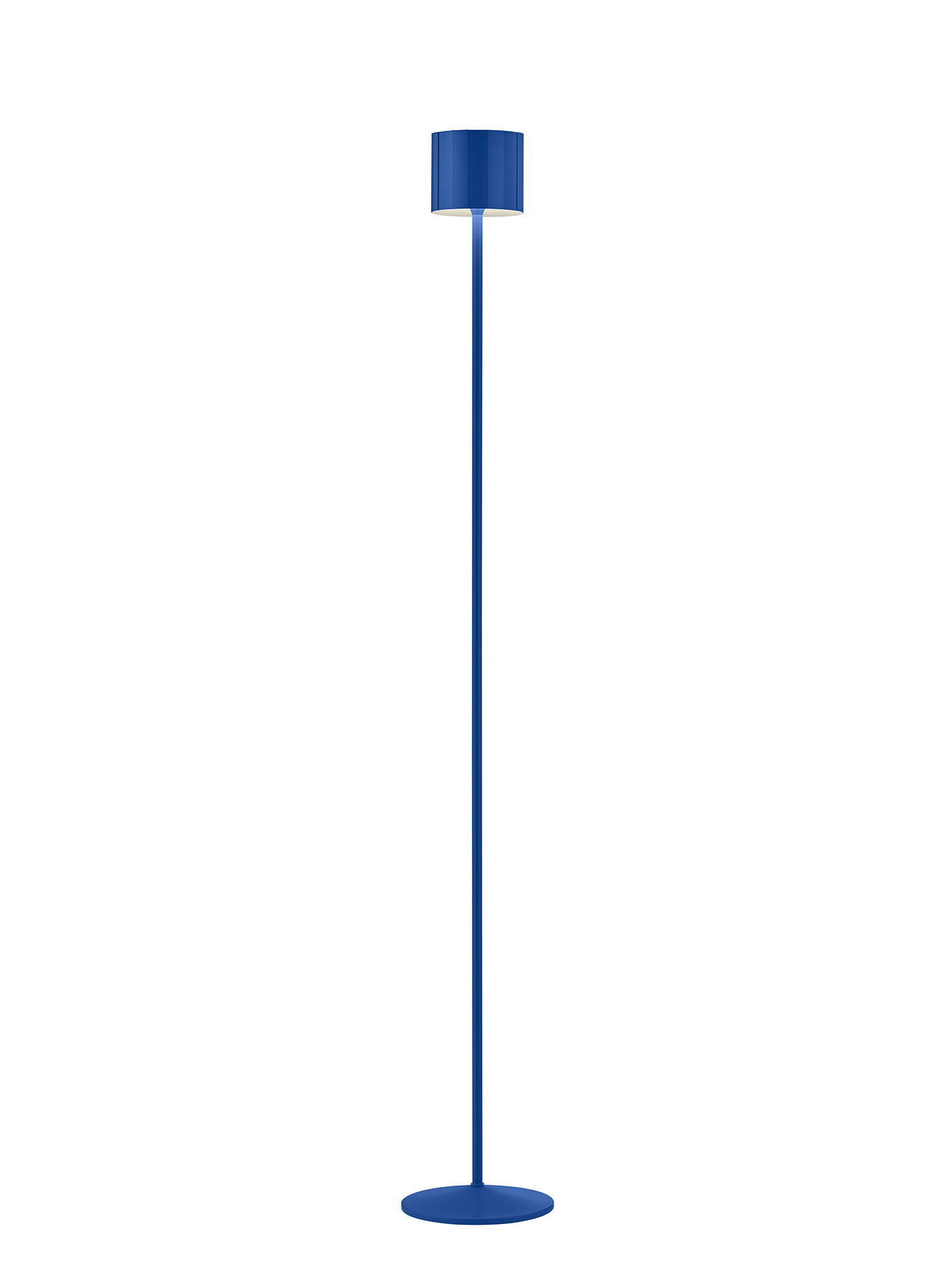 AKKU-STEHLEUCHTE Marisa 19/125 cm  - Blau, MODERN, Metall (19/125cm) - Musterring