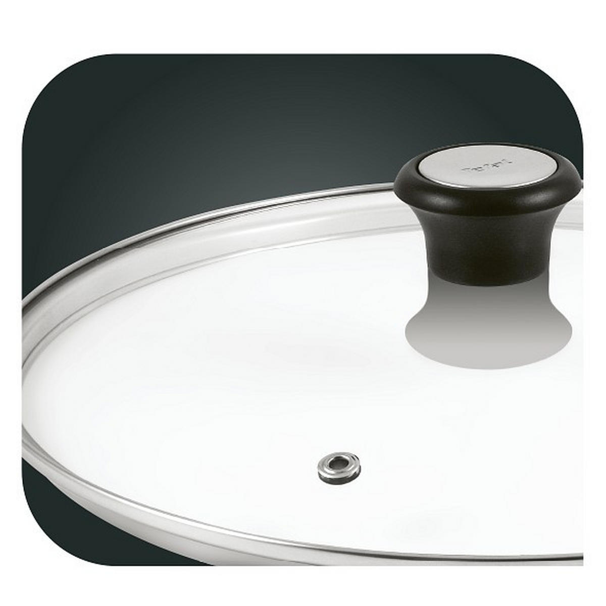 TOPFDECKEL 28 cm  - KONVENTIONELL, Glas/Metall (28cm) - Tefal