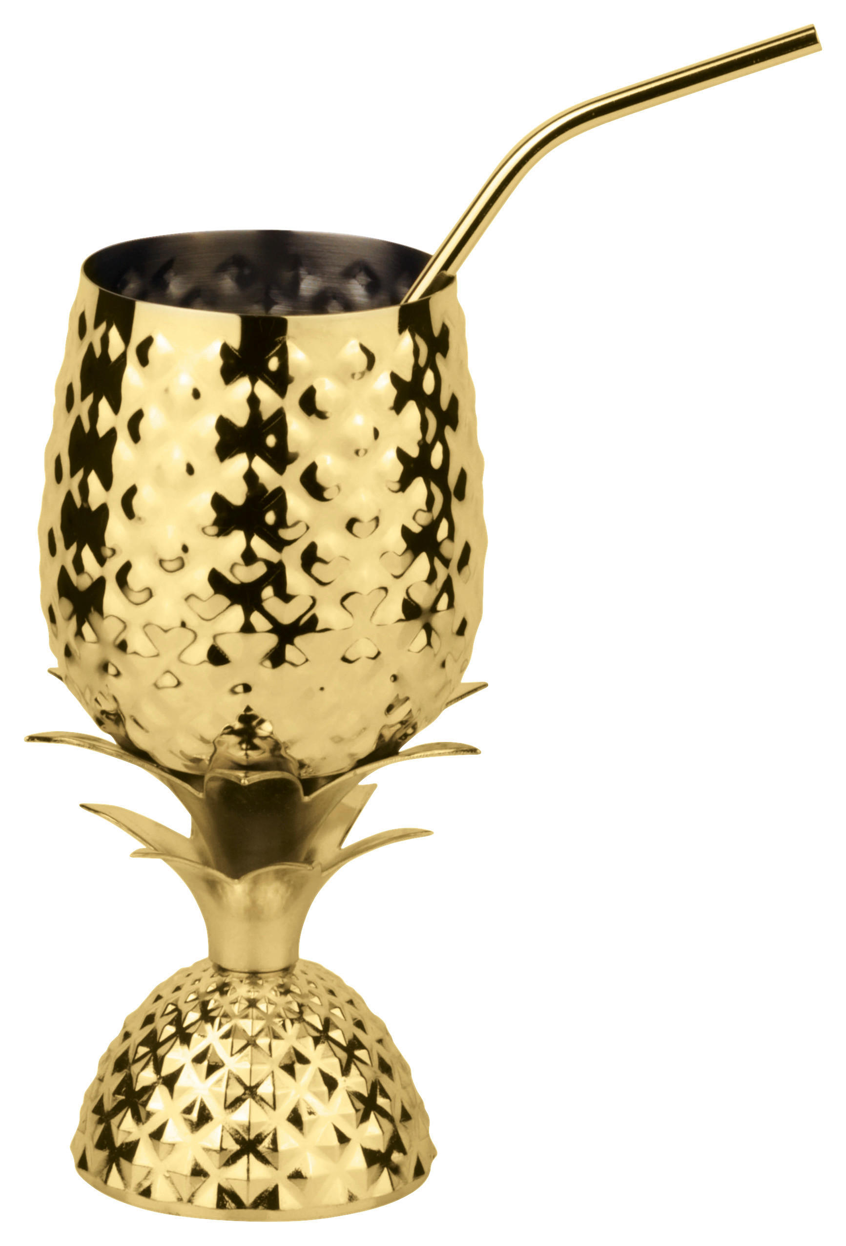 BECHER    - Goldfarben, Basics, Metall (0,5l) - Sambonet