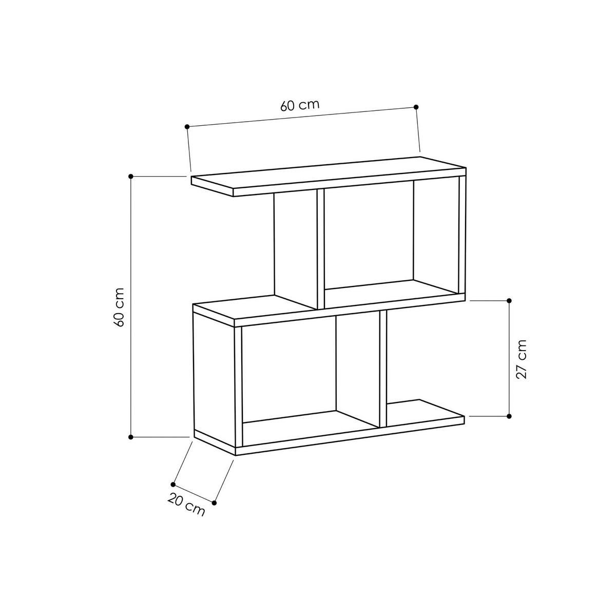 BEISTELLTISCH in Holzwerkstoff 60/20/60 cm  - Anthrazit, Design, Holzwerkstoff (60/20/60cm) - Livetastic