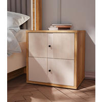 NOPTIERĂ in culoare lemn stejar, nisipiu  - culoare lemn stejar/nisipiu, Modern, plastic/metal (54,8/57,5/42cm) - Voleo
