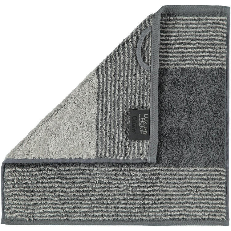 SEIFTUCH Two Tone Uni Schieferfarben 30/30 cm  - Schieferfarben, Basics, Textil (30/30cm) - Cawoe