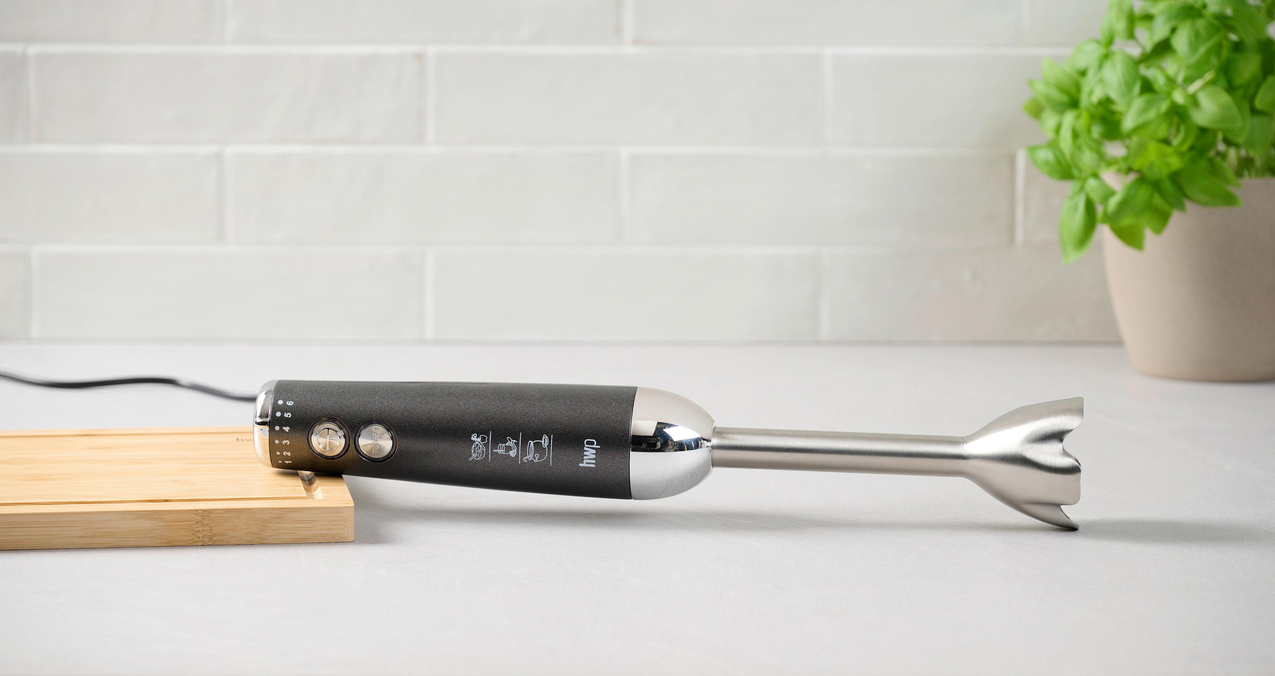 STABMIXER  - Dunkelgrau, KONVENTIONELL, Kunststoff/Metall (40,6cm) - Homeware Profession.