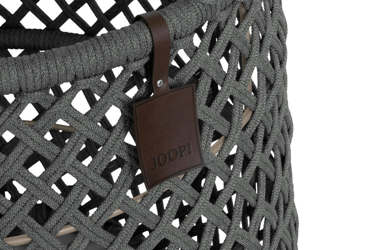 DEKOKORB  - Creme/Graphitfarben, Basics, Textil/Metall (46-54,5/55/46-54,5cm) - Joop!