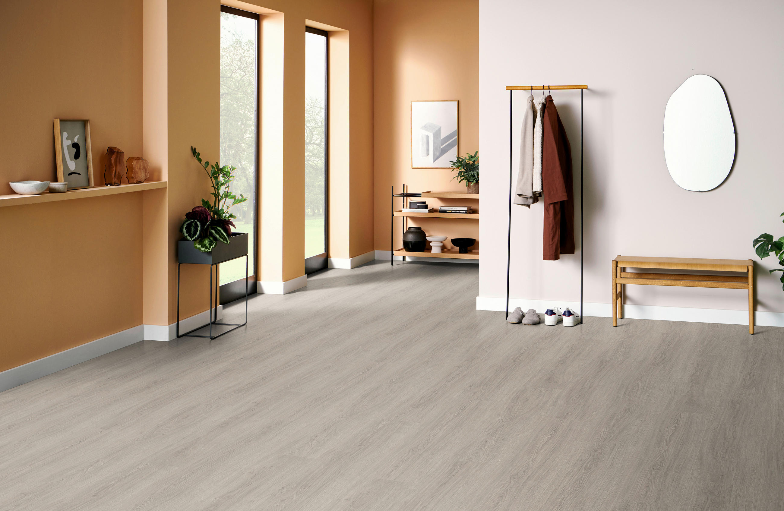 LAMINATBODEN Victoria Eiche Nature Sense Aqua  per  m² - Eichefarben/Hellgrau, KONVENTIONELL, Holzwerkstoff (129.2/24.6/0.8cm) - Egger Holzwerkstoffe