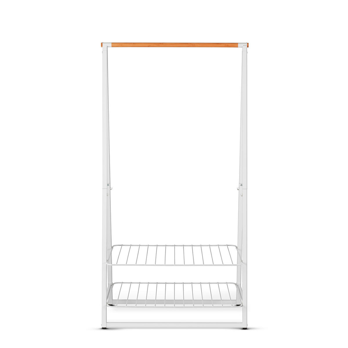 KLEIDERSTÄNDER in Weiß 60/99,5/16 cm   - Weiß, Basics, Metall (60/99,5/16cm) - Brabantia