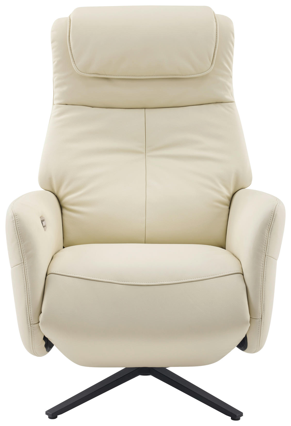 MASSAGESESSEL Echtleder Lederlook Beige    - Beige, Design, Leder/Textil (77/113/90cm) - Xora