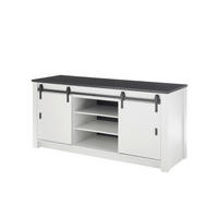 SPÜLENUNTERSCHRANK 201/93/64 cm  in Anthrazit, Weiß  - Anthrazit/Schwarz, Trend, Holzwerkstoff/Metall (201/93/64cm) - MID.YOU