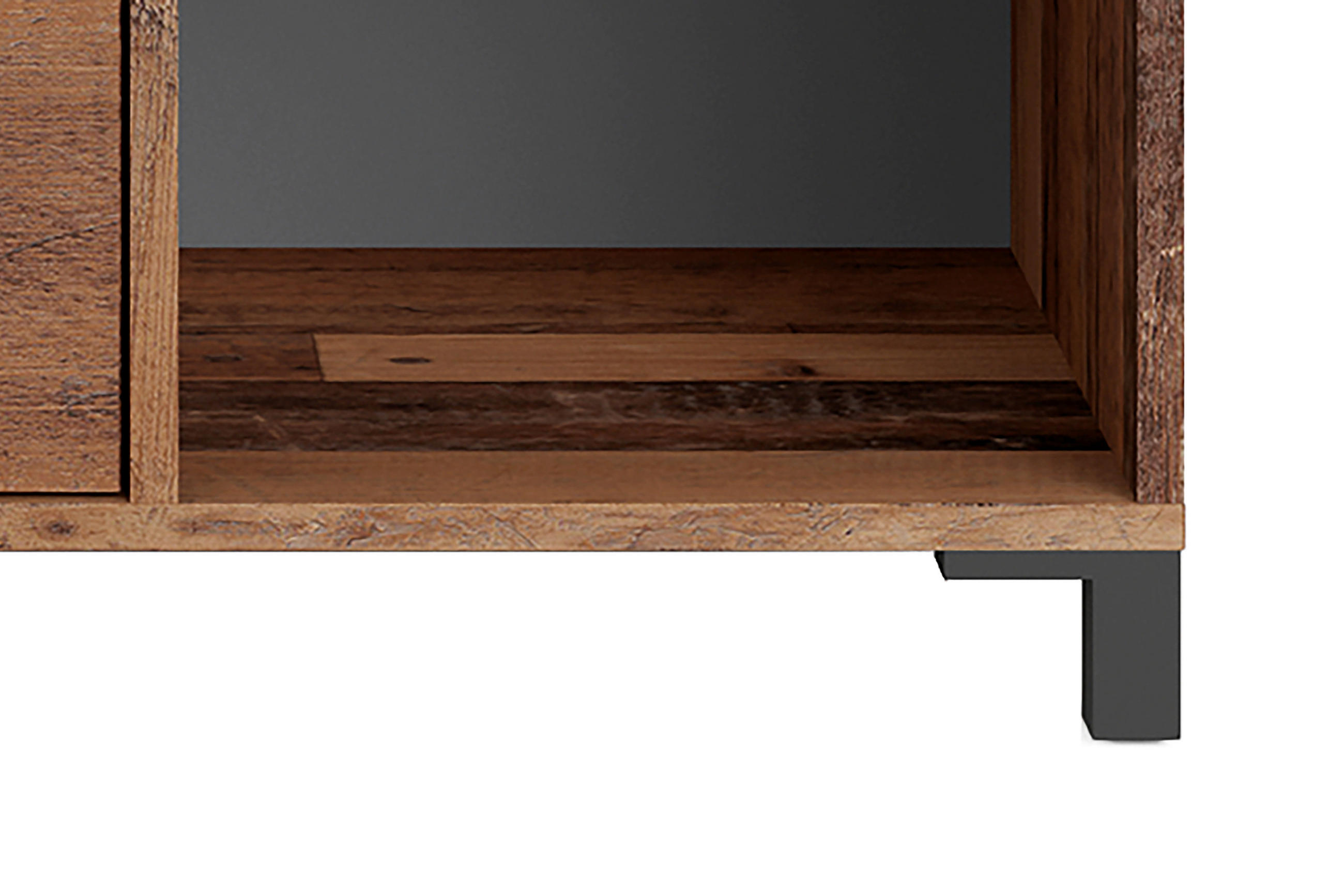 SIDEBOARD 98/85/40 cm  in Anthrazit, Braun  - Anthrazit/Schwarz, Design, Holzwerkstoff/Kunststoff (98/85/40cm) - MID.YOU