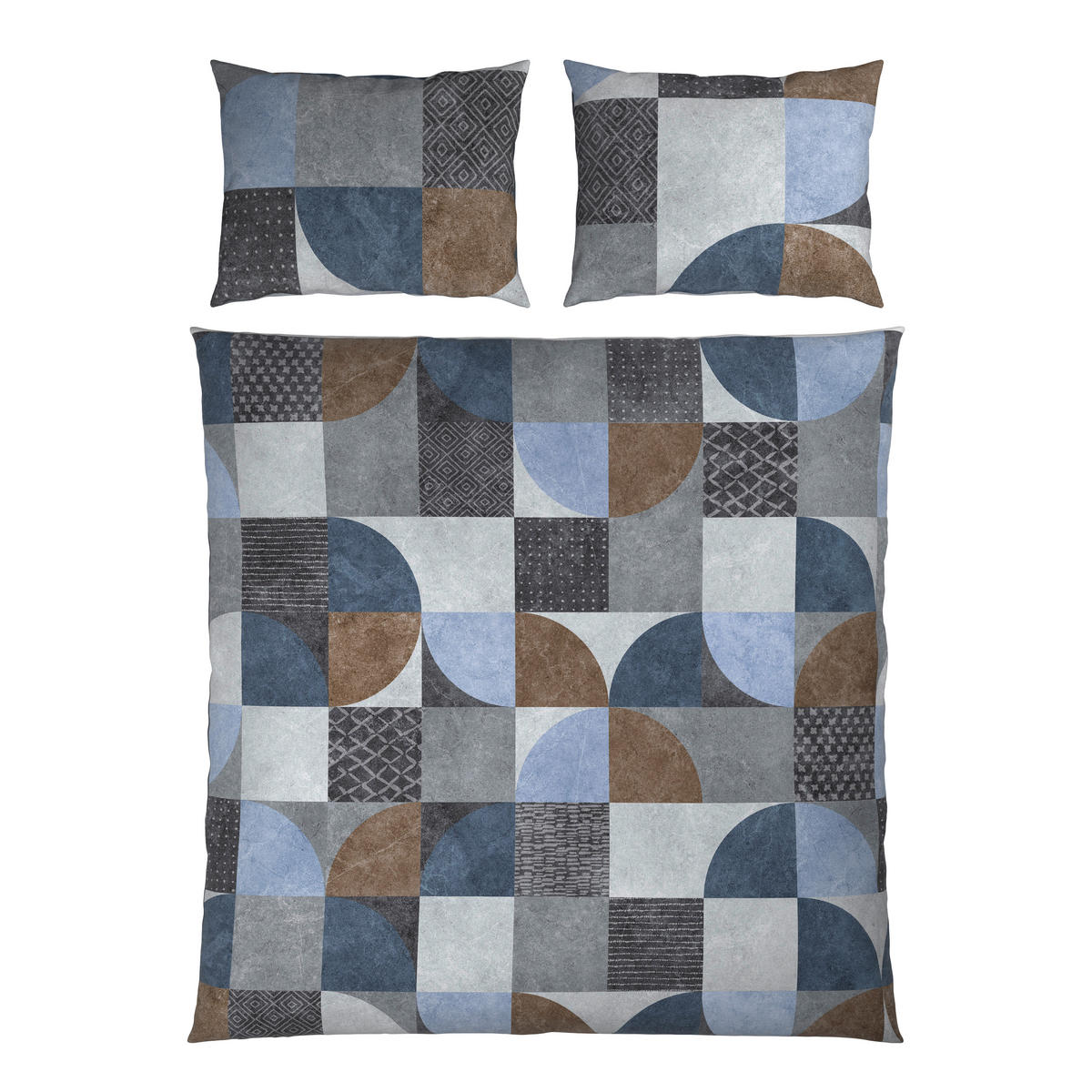 OBOJESTRANSKA POSTELJNINA 200/200 cm saten siva  - siva, Basics, tekstil (200/200cm) - Esposa