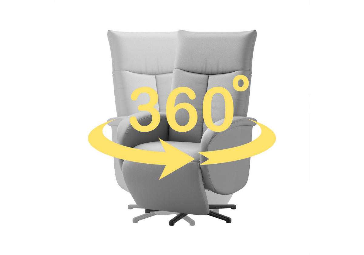 RELAXSESSEL Flachgewebe Kopfteilverstellung, Rücken echt    - Eichefarben/Creme, KONVENTIONELL, Holzwerkstoff/Textil (75/112/82cm) - Sit & More