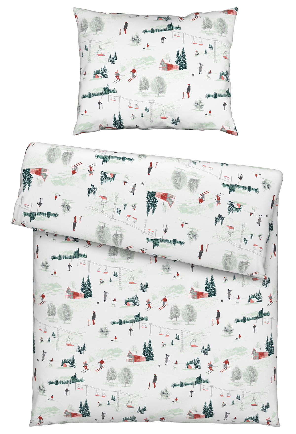 POSTEĽNÁ BIELIZEŇ, flanel, viacfarebná, 140/200 cm - viacfarebná, Konventionell, textil (140/200cm) - Esposa