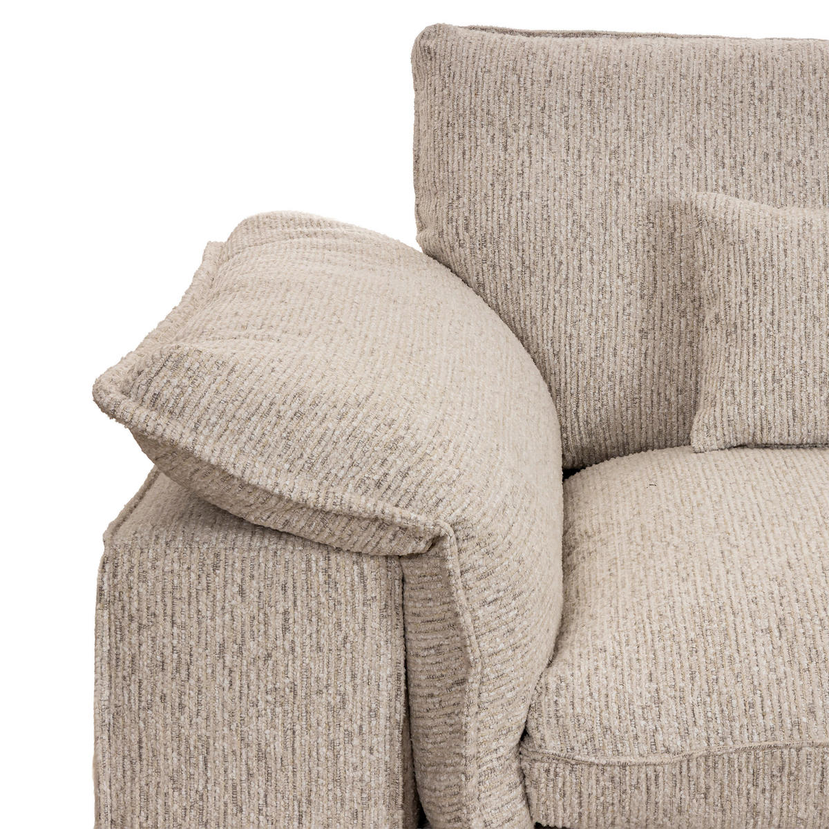 SOFFA i grå  - grå, Basics, trä/textil (287/81/114cm) - Novel