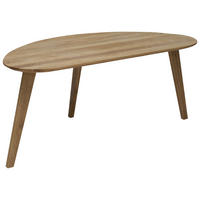 COUCHTISCH Wildeiche massiv 100/50/45 cm Freiform Wildeiche  - Wildeiche, Trend, Holz/Metall (100/50/45cm) - Boxxx