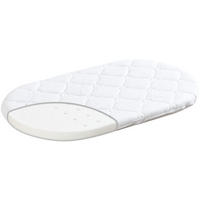 MATRACE DO POJÍZDNÉ KOLÉBKY, 70/37 cm - bílá, Basics, textil (70/37cm) - Träumeland