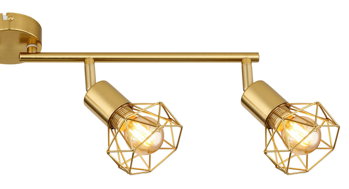 STRAHLER - Goldfarben, Design, Metall (60/8/19,5cm) - Globo