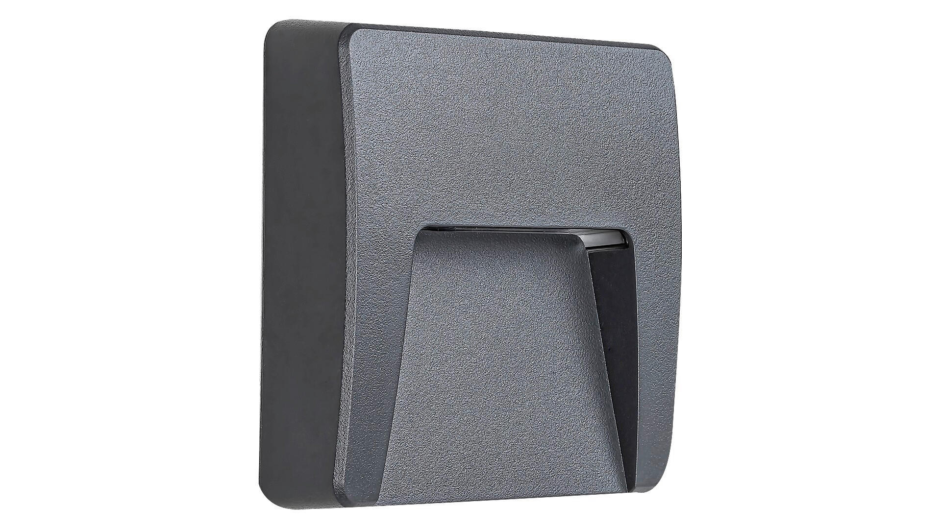 ZUNANJA STENSKA SVETILKA  Trento  12/12 cm           - antracit, Basics, umetna masa (12/12cm)