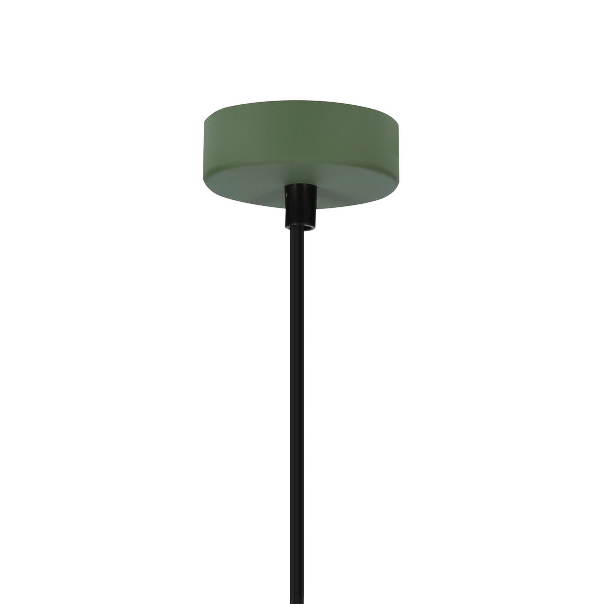 PENDELLEUCHTE 17/24/90 cm  - Dunkelgrün/Schwarz, Trend, Metall (17/24/90cm)