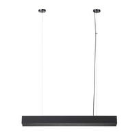 LED-HÄNGELEUCHTE Mira  120/80/6 cm  - Schwarz, Design, Metall (120/80/6cm)