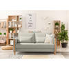 SCHLAFSOFA in Cord Creme, Buchefarben  - Buchefarben/Creme, Design, Holz/Textil (174/88/104cm) - Niels Andersson
