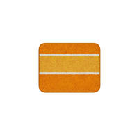 BIDET-VORLEGER Orange 40/50 cm  - Orange, Basics, Kunststoff/Textil (40/50cm) - Grund