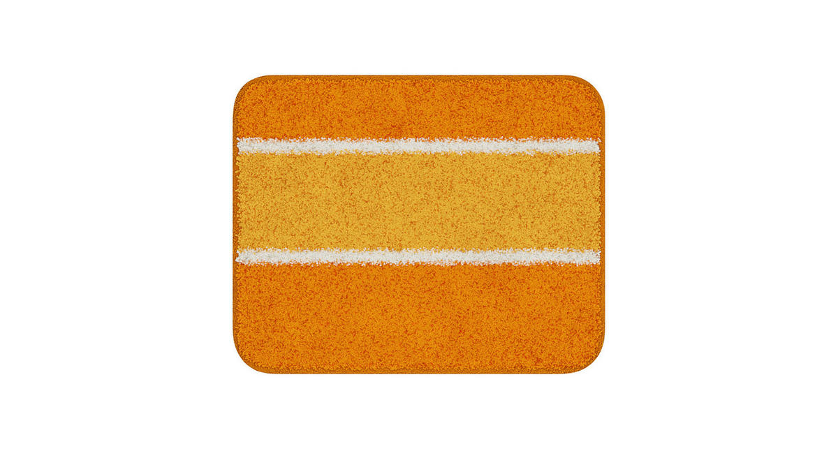 BIDET-VORLEGER Orange 40/50 cm  - Orange, Basics, Kunststoff/Textil (40/50cm) - Grund