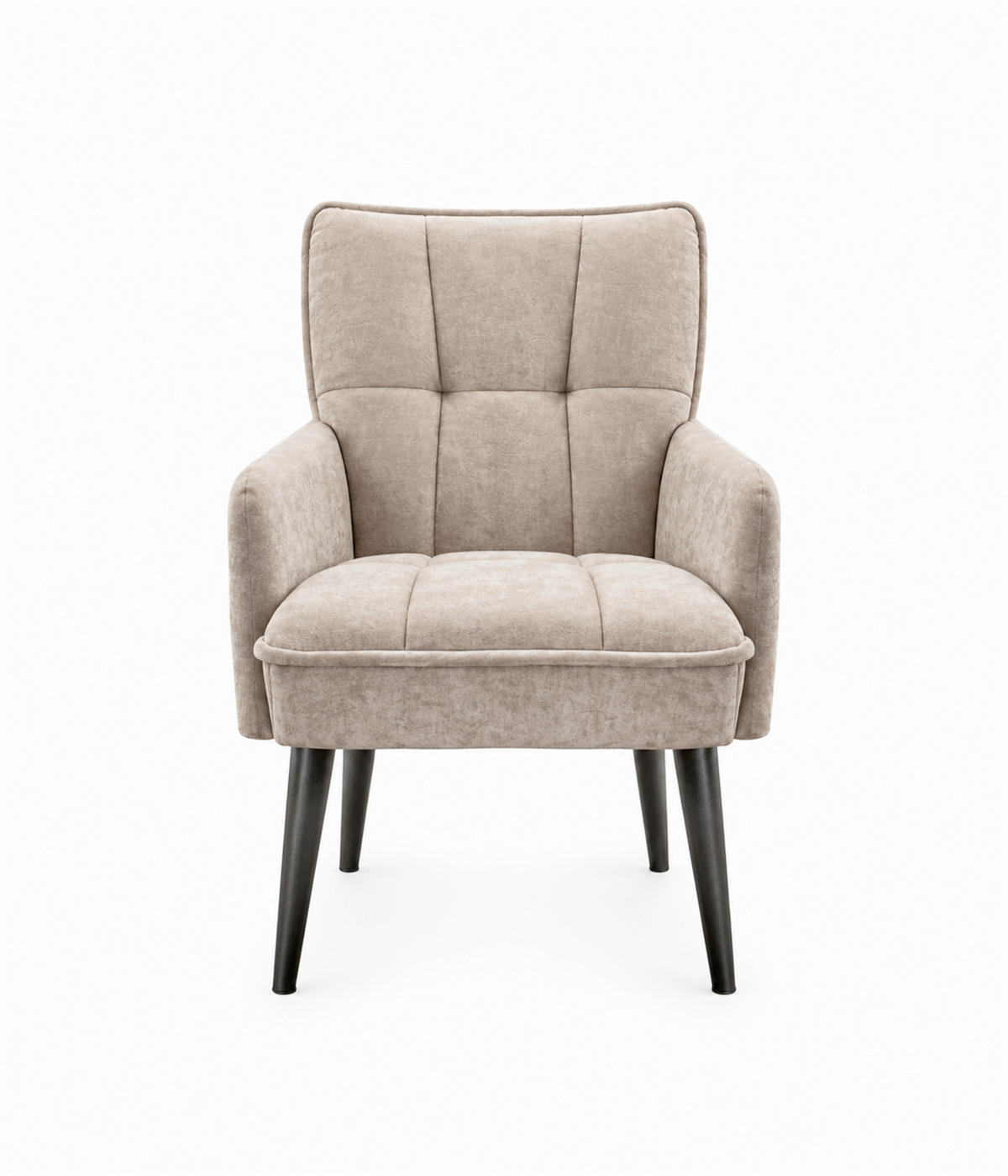 STOLICA S NASLONOM ZA RUKE  bež  drvo, tekstil, drvni materijal      - bež/crna, Moderno, drvni materijal/drvo (57/93/75cm) - Livetastic