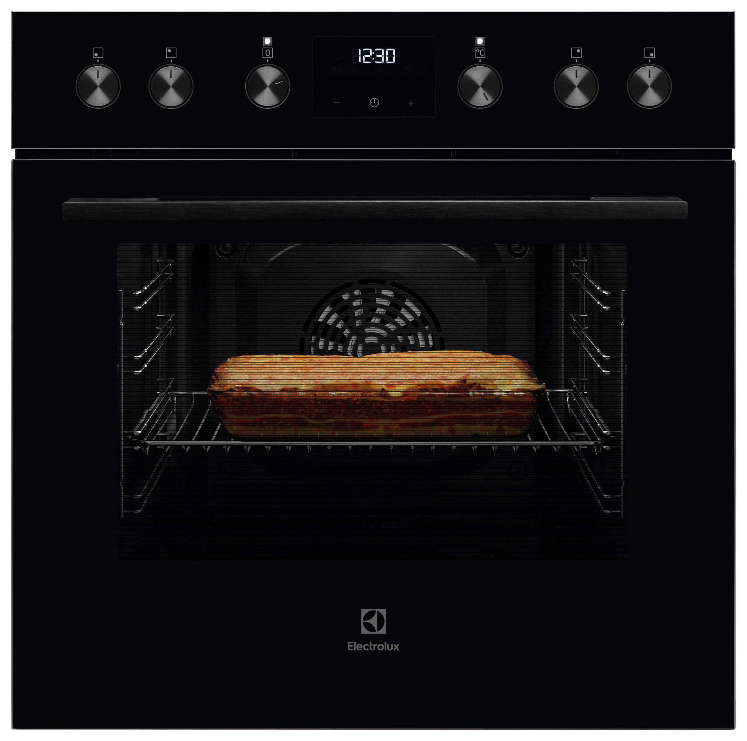 EINBAUHERD KEFGH40BK  - Schwarz, Basics, Glas/Metall (59,5/59,8/54,8cm) - Electrolux