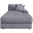 BIGSOFA Cord Dunkelgrau  - Dunkelgrau/Schwarz, MODERN, Kunststoff/Textil (117/93/190cm) - Carryhome