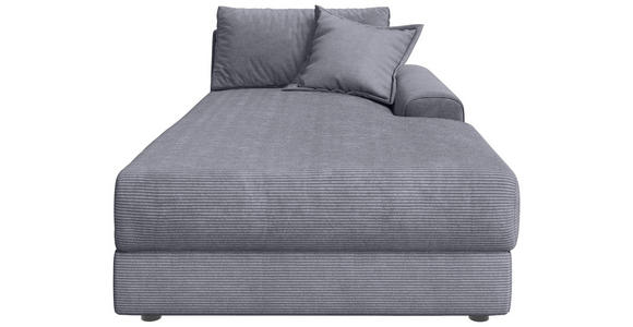 BIGSOFA Cord Dunkelgrau  - Dunkelgrau/Schwarz, MODERN, Kunststoff/Textil (117/93/190cm) - Carryhome