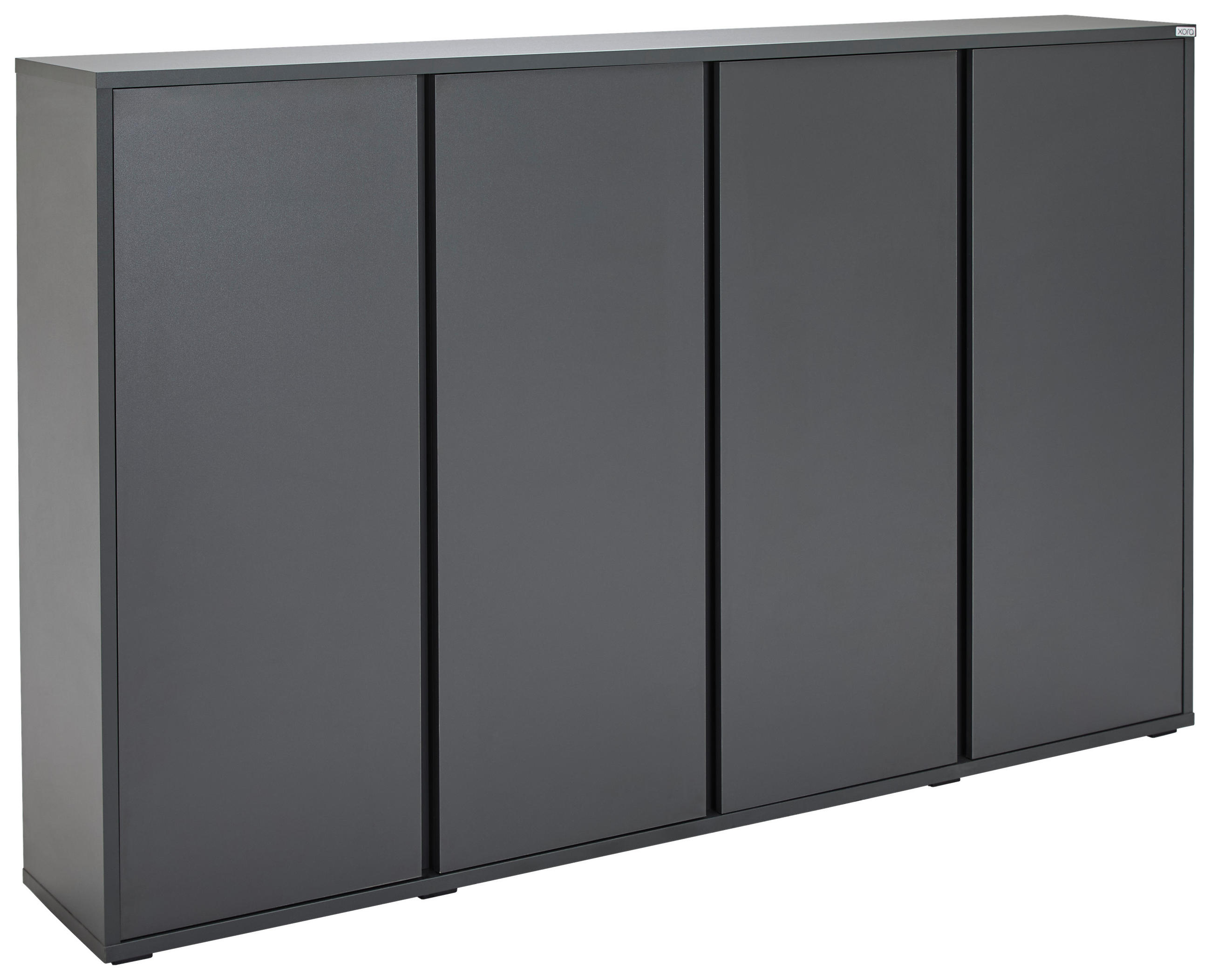 SCHUHSCHRANK Anthrazit  - Anthrazit, KONVENTIONELL, Holzwerkstoff/Kunststoff (192,7/120/34cm) - Xora