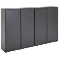 OMARA ZA ČEVLJE antracit - antracit, Konvencionalno, umetna masa/leseni material (192,7/120/34cm) - Xora