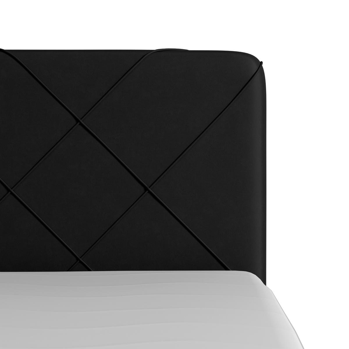 BOXSPRINGBETT 180/200 cm  in Schwarz  - Schwarz, Modern, Holz/Textil (180/200cm) - MID.YOU