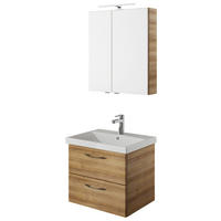 BADEZIMMER  in 60 cm  - Eichefarben/Weiß, KONVENTIONELL, Holzwerkstoff (60cm) - Pelipal