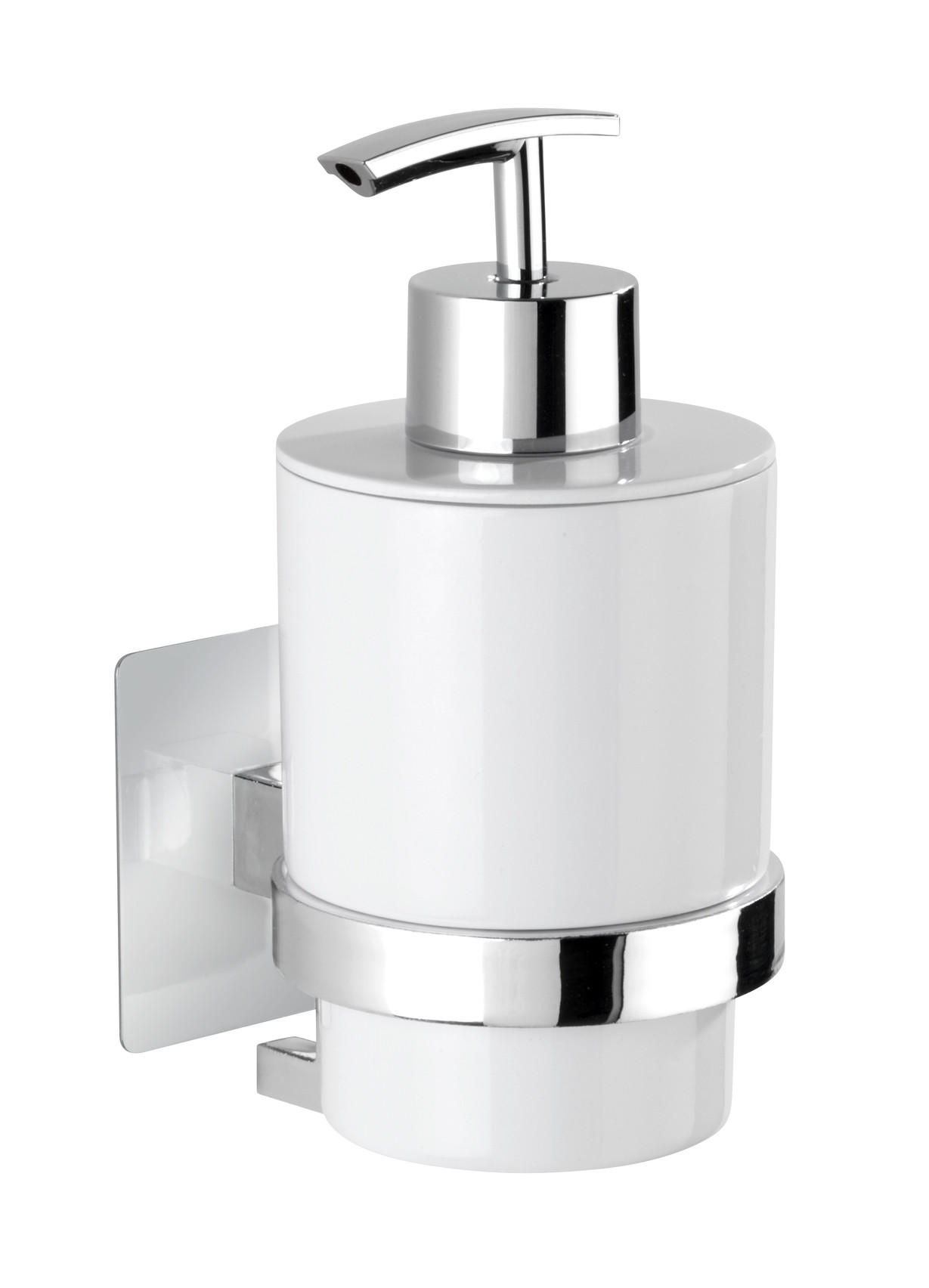 TVÅLPUMP metall, plast  - vit/silver, Design, metall/plast (8,5/21,8/18,3cm)