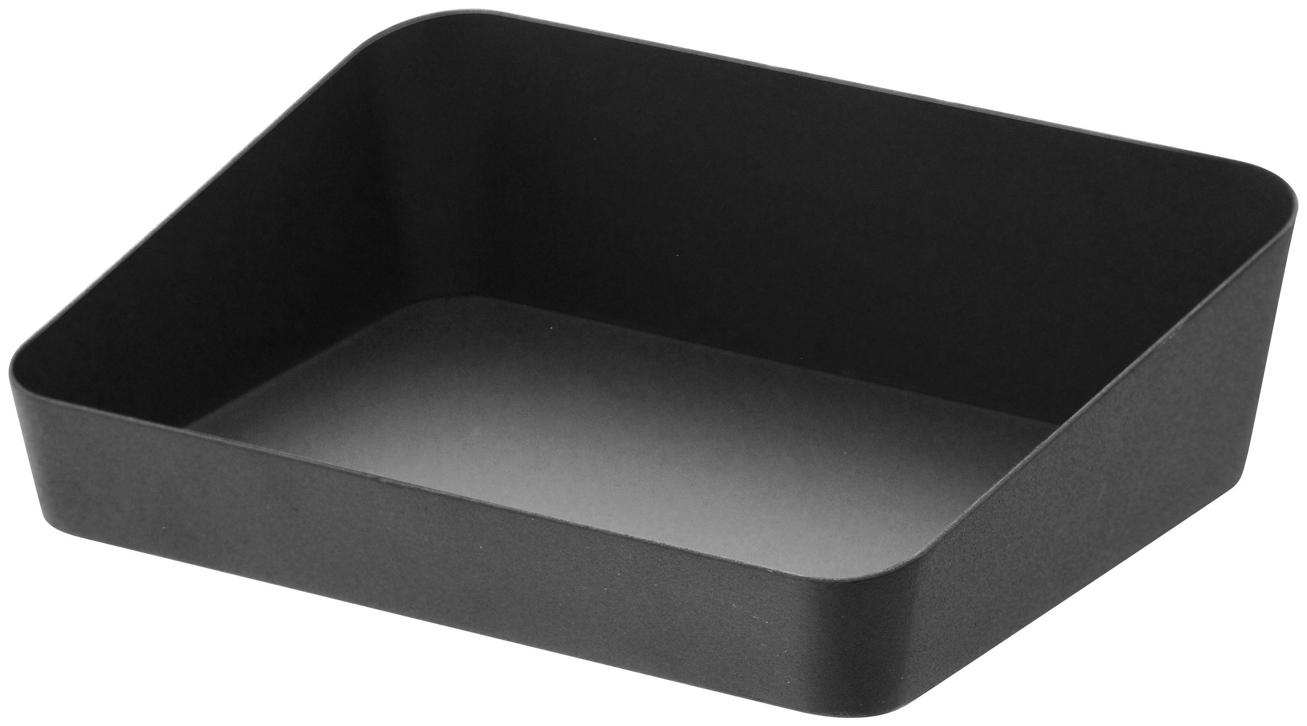 UNIVERSALABLAGE  - Schwarz, Basics, Metall (17,5/13,5/5cm)